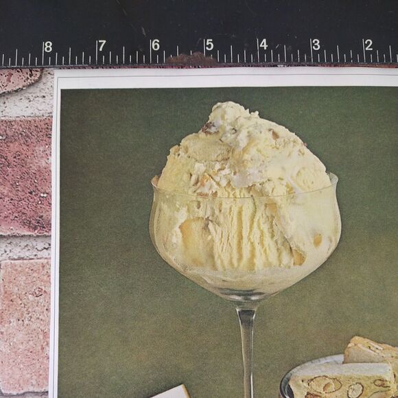 Lady Borden - Ice‎ Cream in Fancy Glass Stemware Dish - Vtg 1961 PRINT AD 8x11 - Picture 5 of 11